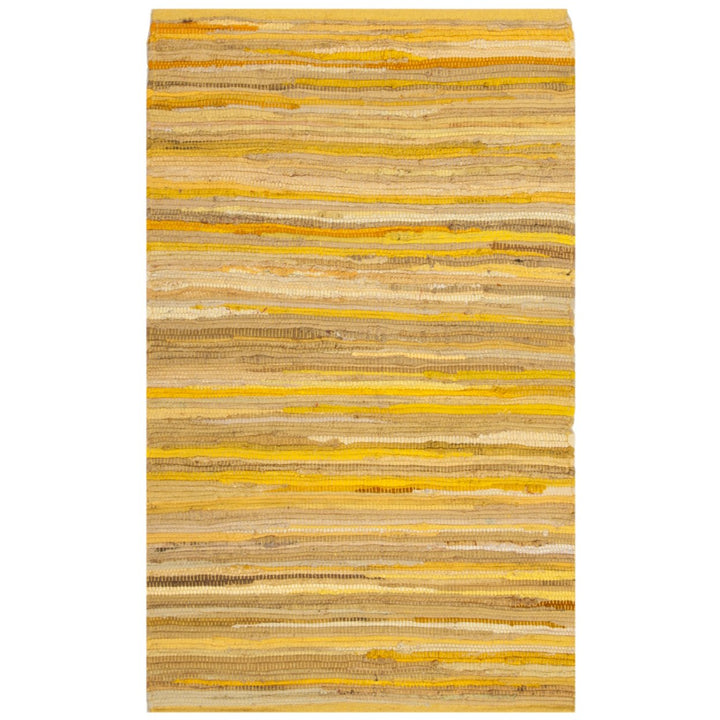 SAFAVIEH Rag Rug RAR130H Handwoven Yellow / Multi Rug Image 2