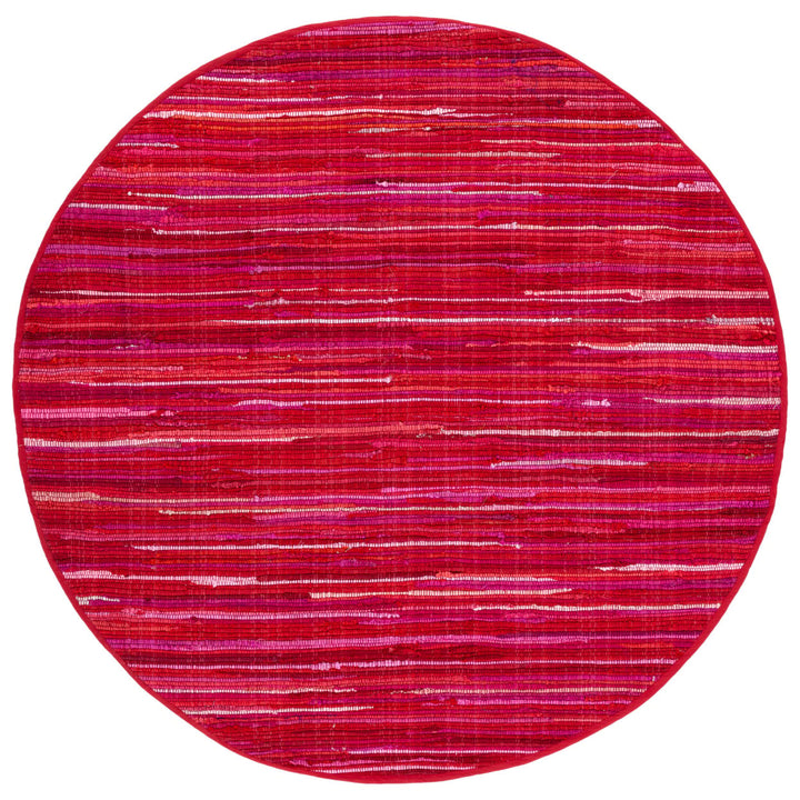 SAFAVIEH Rag Rug RAR130R Handwoven Red / Multi Rug Image 1