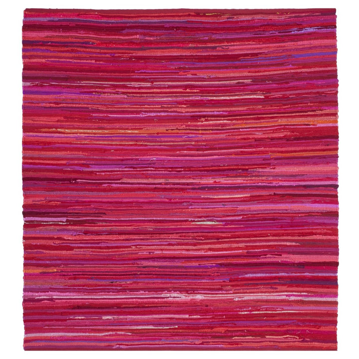 SAFAVIEH Rag Rug RAR130R Handwoven Red / Multi Rug Image 1