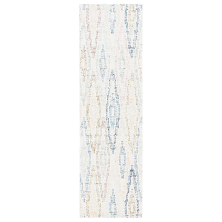 SAFAVIEH Rodeo Drive Collection RD101M Ivory / Blue Rug Image 5