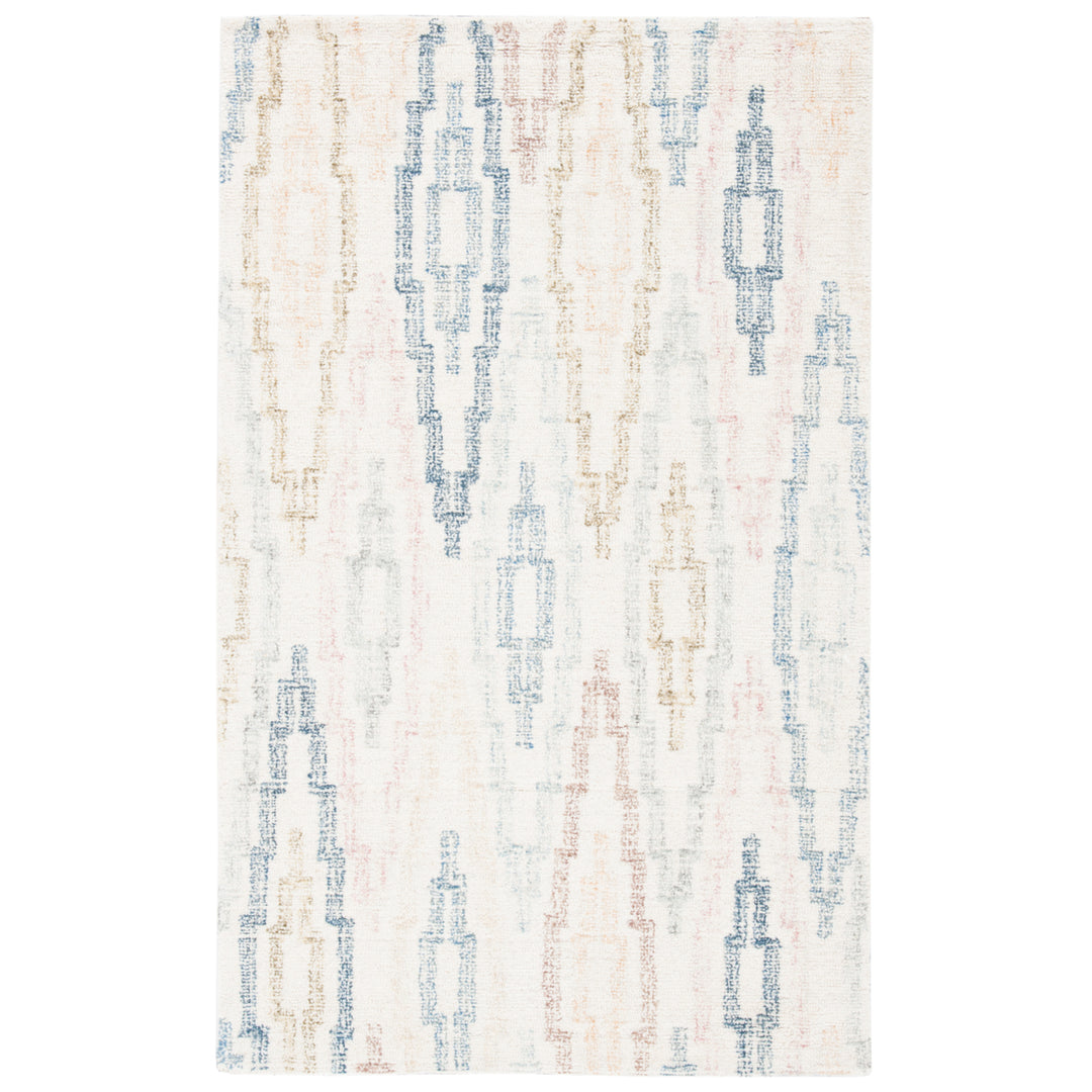 SAFAVIEH Rodeo Drive Collection RD101M Ivory / Blue Rug Image 10