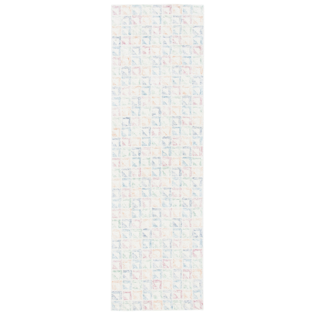 SAFAVIEH Rodeo Drive Collection RD102M Ivory / Blue Rug Image 5