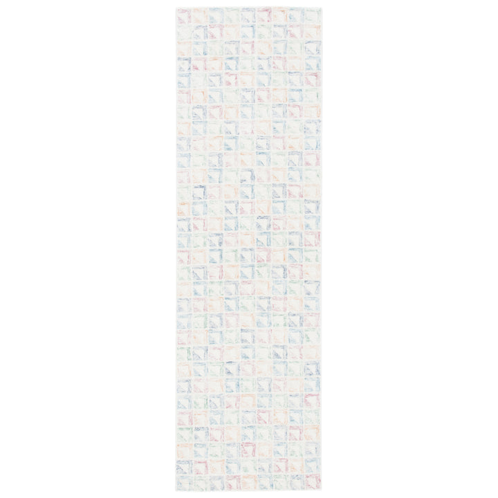 SAFAVIEH Rodeo Drive Collection RD102M Ivory / Blue Rug Image 5