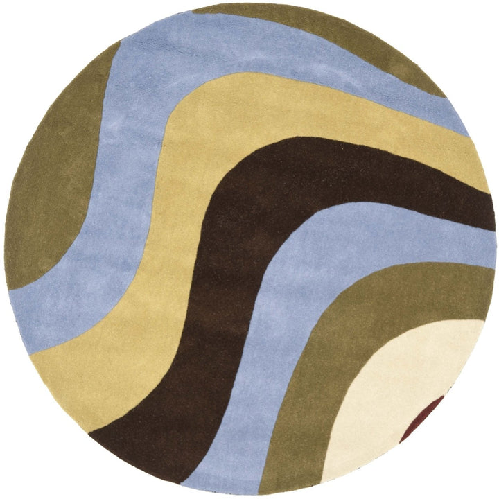 SAFAVIEH Rodeo Drive RD151A Handmade Blue / Multi Rug Image 1