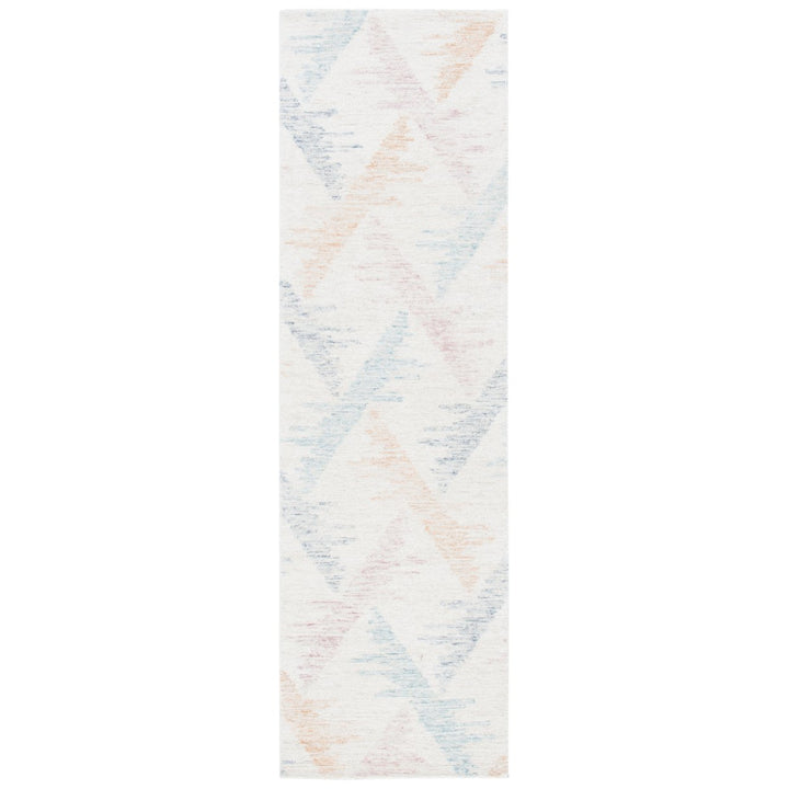 SAFAVIEH Rodeo Drive Collection RD103M Ivory / Blue Rug Image 1