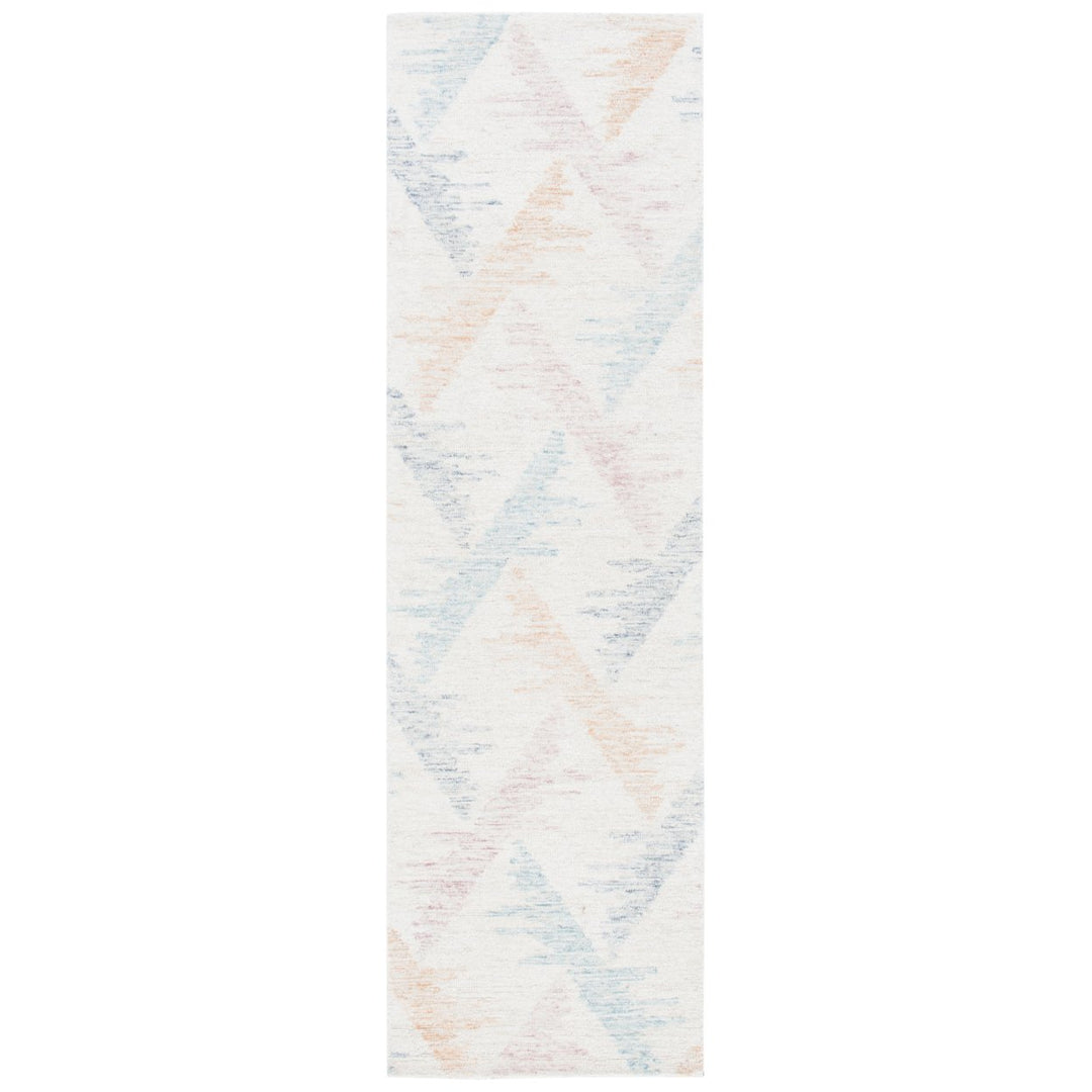 SAFAVIEH Rodeo Drive Collection RD103M Ivory / Blue Rug Image 1