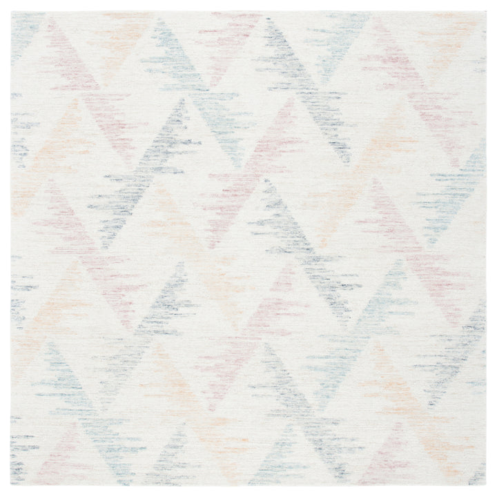 SAFAVIEH Rodeo Drive Collection RD103M Ivory / Blue Rug Image 6