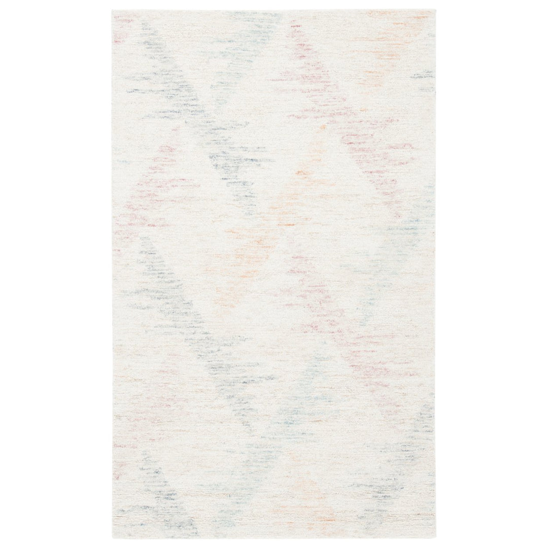 SAFAVIEH Rodeo Drive Collection RD103M Ivory / Blue Rug Image 1