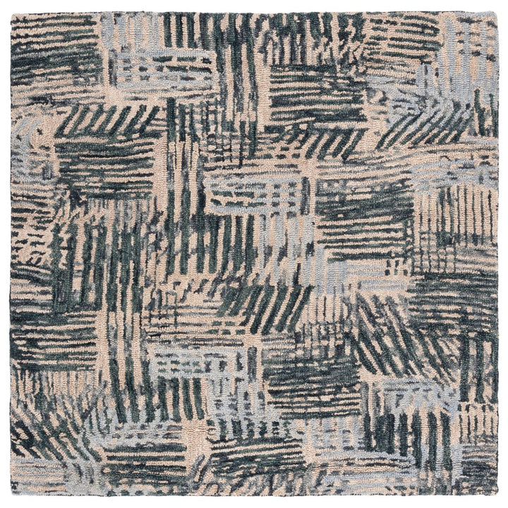 SAFAVIEH Rodeo Drive RD551Z Handmade Black / Ivory Rug Image 1