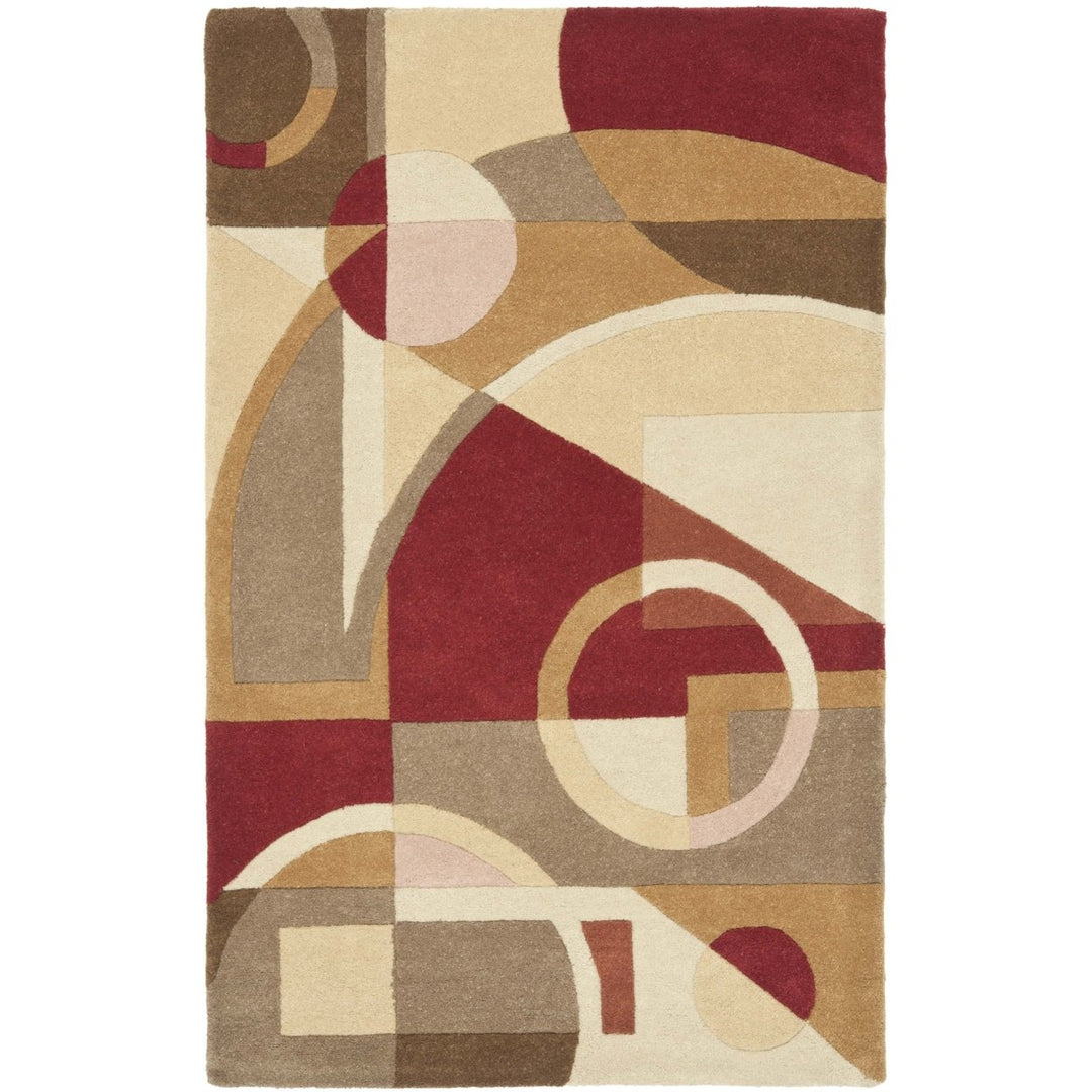 SAFAVIEH Rodeo Drive RD845A Handmade Beige / Multi Rug Image 1