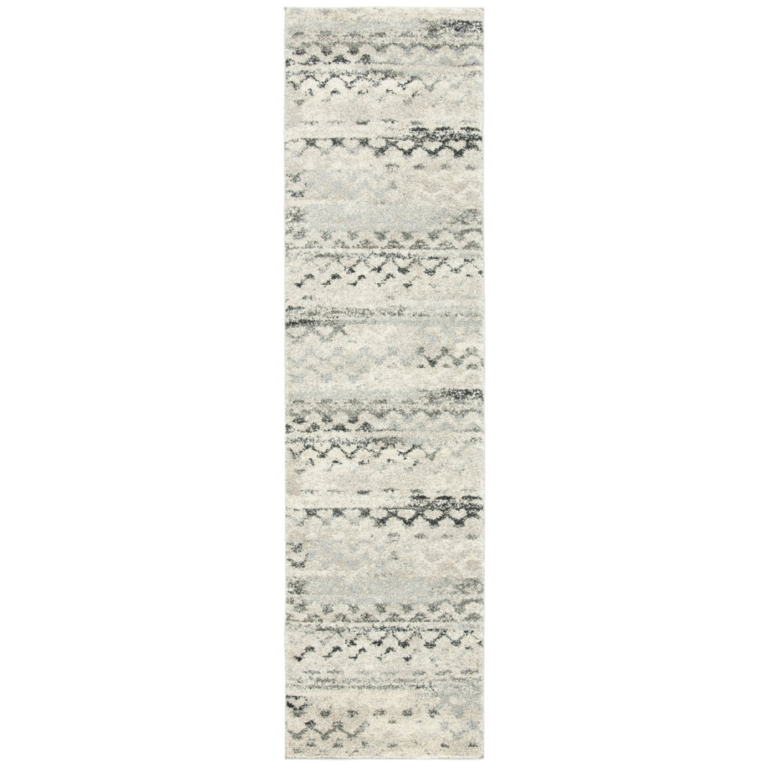 SAFAVIEH Retro Collection RET2136-1180 Cream / Grey Rug Image 1