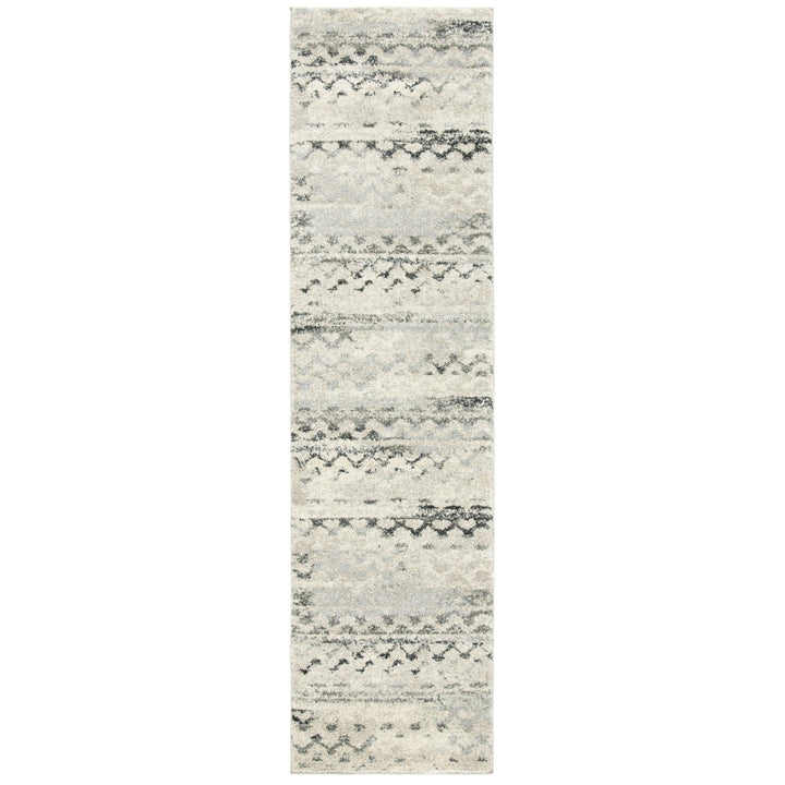 SAFAVIEH Retro Collection RET2136-1180 Cream / Grey Rug Image 1