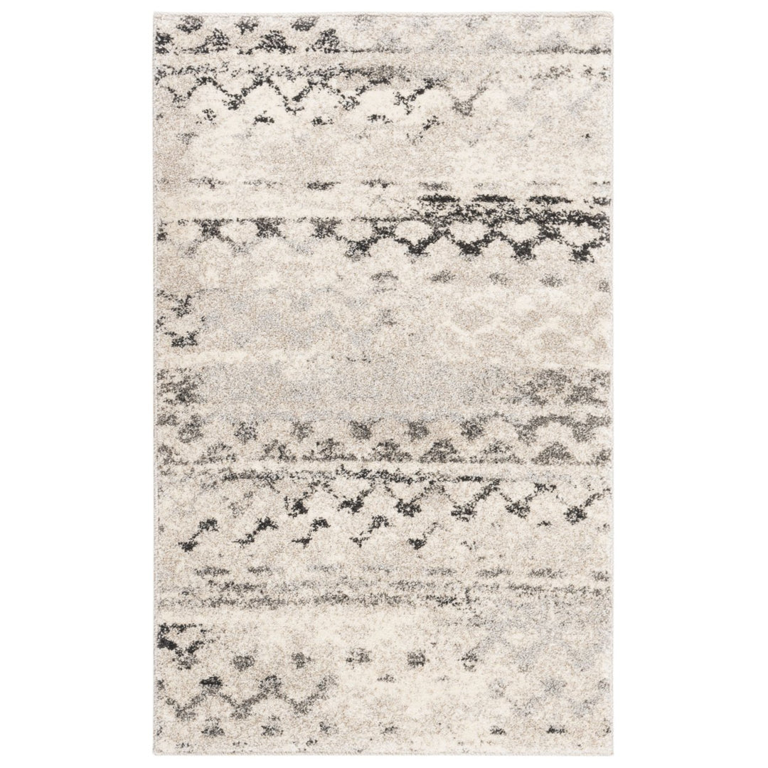 SAFAVIEH Retro Collection RET2136-1180 Cream / Grey Rug Image 1