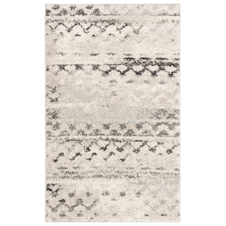 SAFAVIEH Retro Collection RET2136-1180 Cream / Grey Rug Image 1