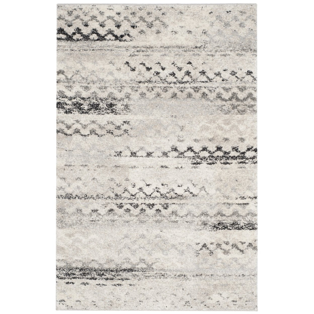 SAFAVIEH Retro Collection RET2136-1180 Cream / Grey Rug Image 1