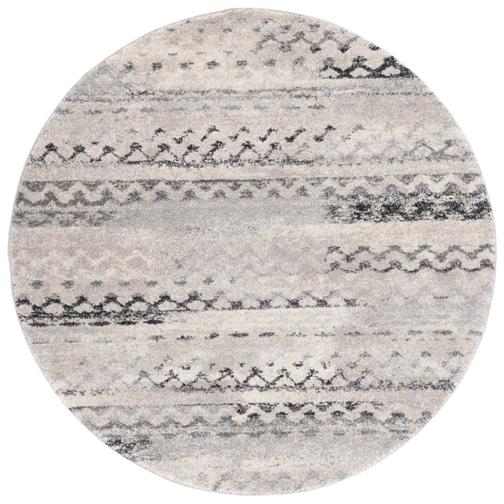 SAFAVIEH Retro Collection RET2136-1180 Cream / Grey Rug Image 1