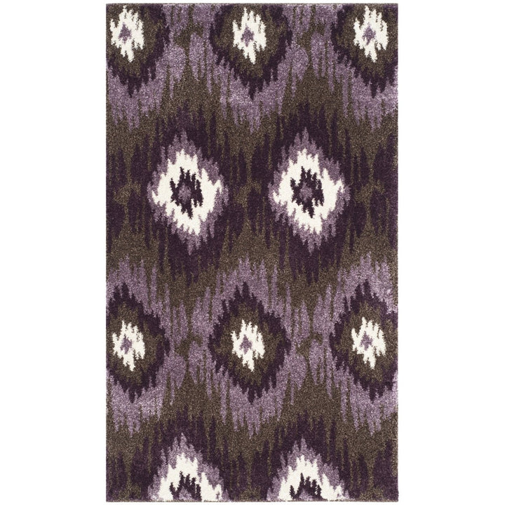 SAFAVIEH Retro RET2143-2873 Dark Brown / Eggplant Rug Image 1