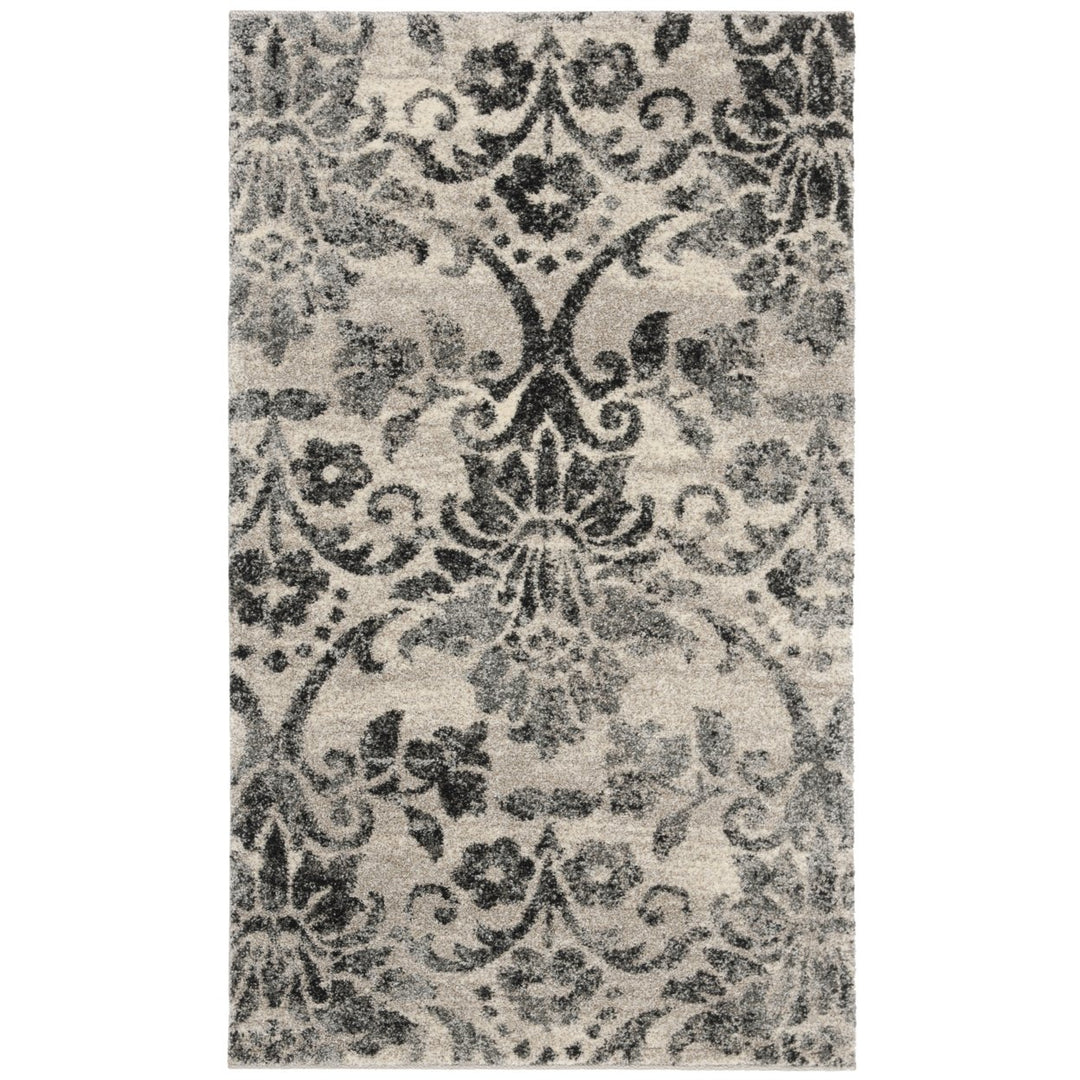 SAFAVIEH Retro Collection RET2184-1180 Cream / Grey Rug Image 1