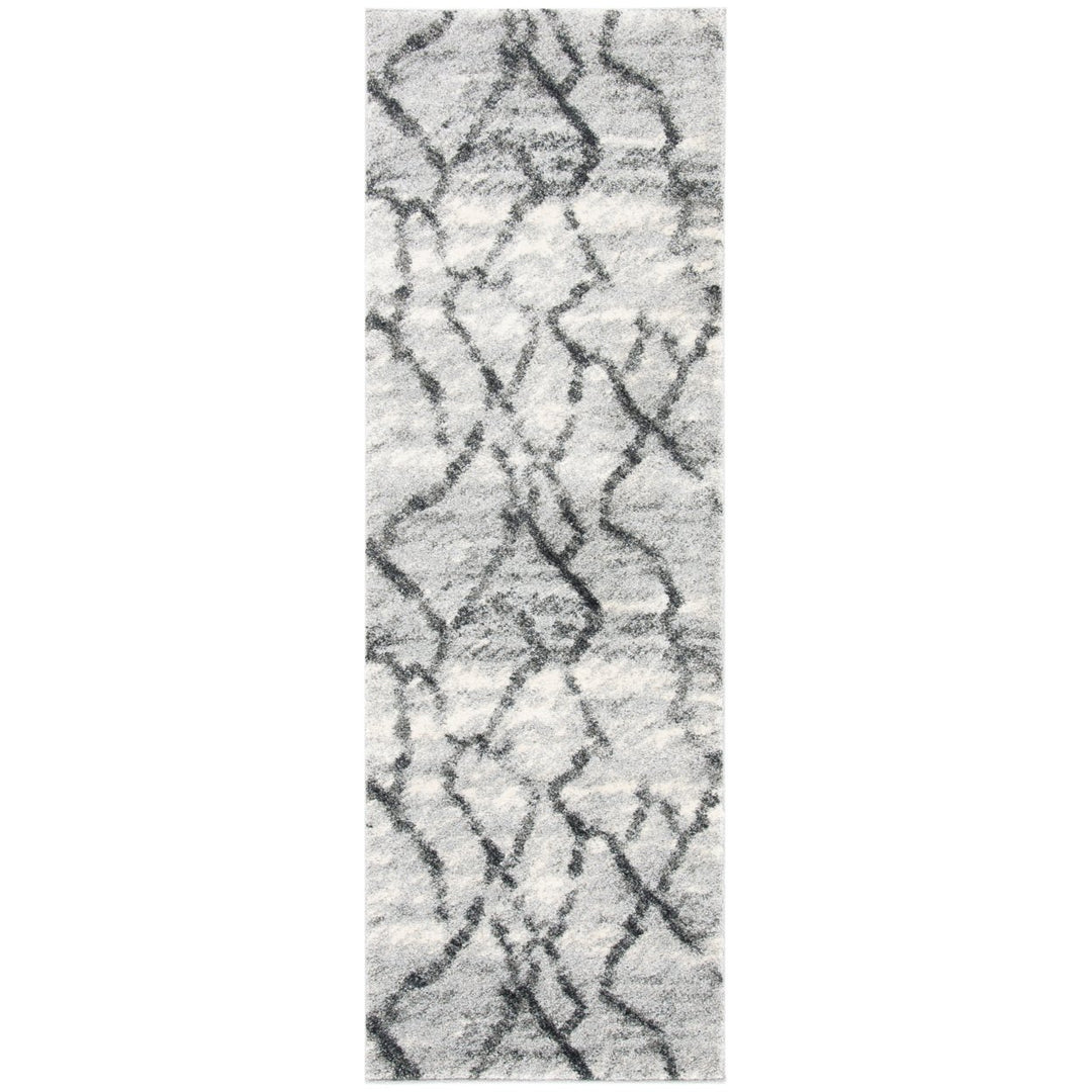 SAFAVIEH Retro RET2144-7990 Light Grey / Black Rug Image 1