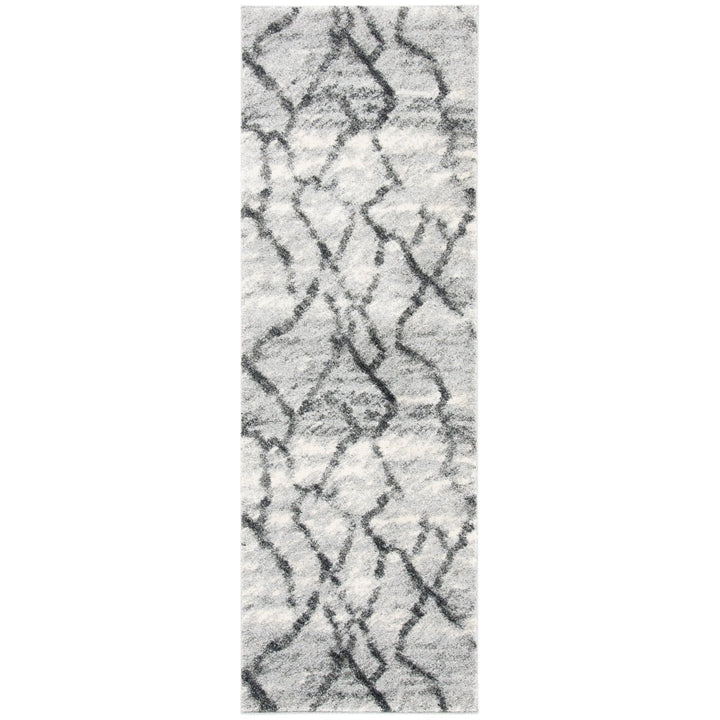 SAFAVIEH Retro RET2144-7990 Light Grey / Black Rug Image 1