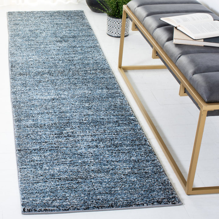 SAFAVIEH Retro Collection RET548F Grey / Blue Rug Image 3