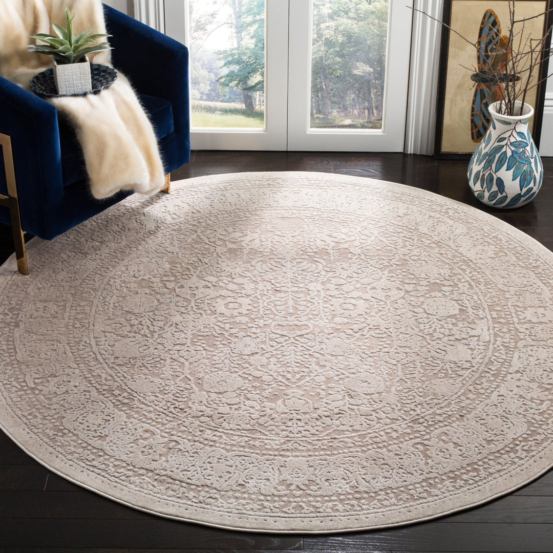 SAFAVIEH Reflection Collection RFT663A Beige / Cream Rug Image 2