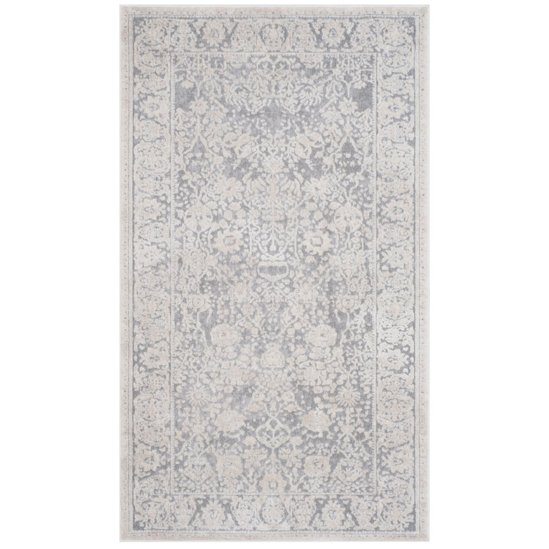 SAFAVIEH Reflection RFT663C Light Grey / Cream Rug Image 1