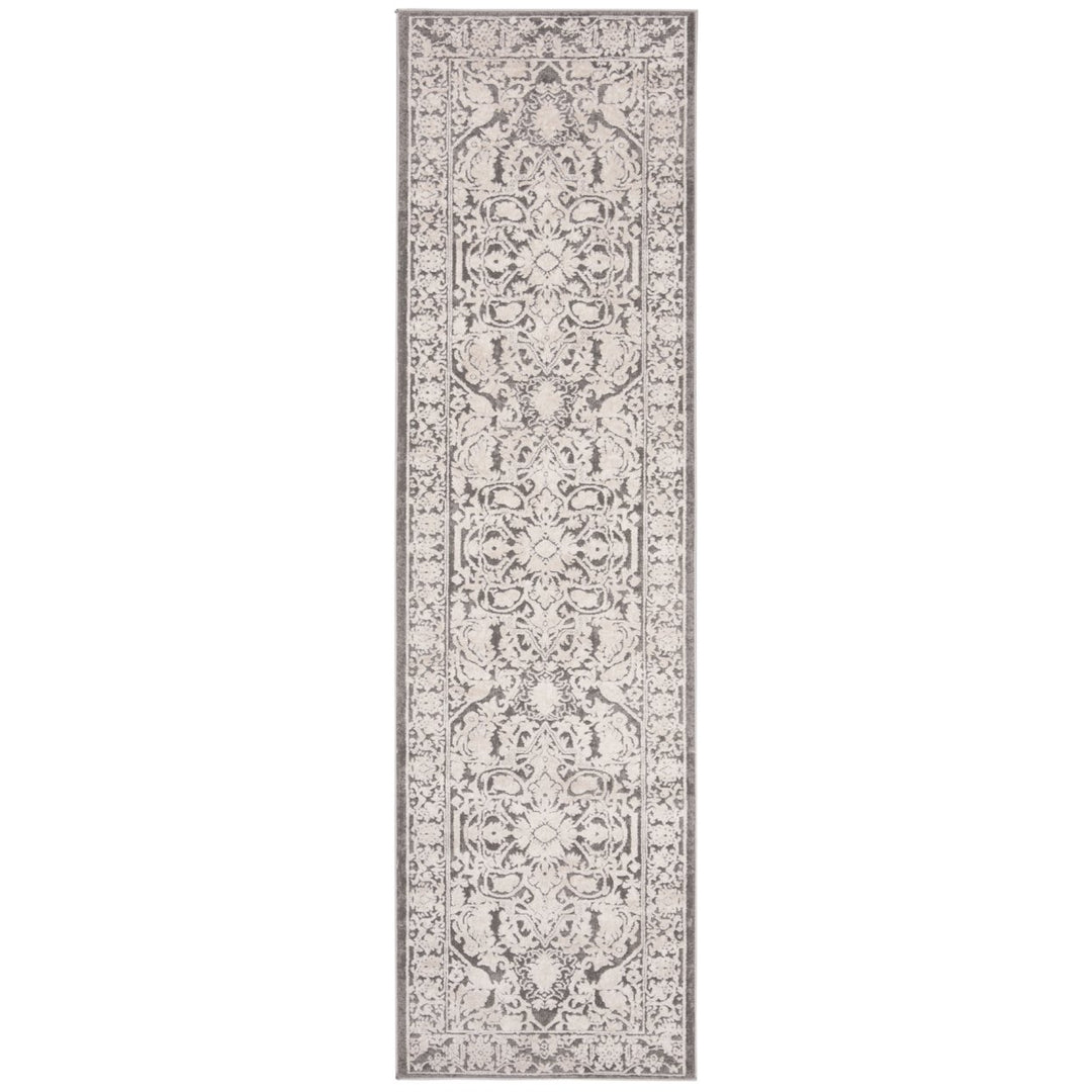 SAFAVIEH Reflection RFT665B Dark Grey / Cream Rug Image 5