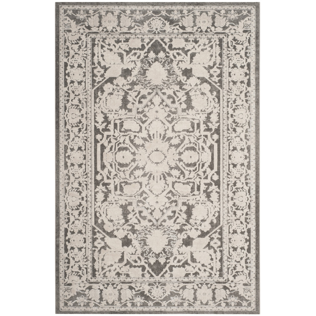 SAFAVIEH Reflection RFT665B Dark Grey / Cream Rug Image 10