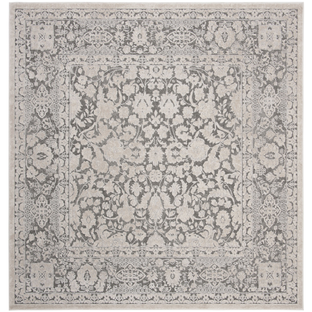 SAFAVIEH Reflection RFT667B Dark Grey / Cream Rug Image 6