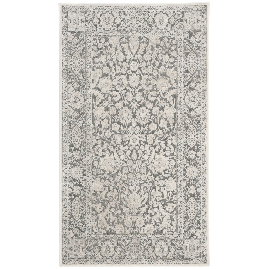 SAFAVIEH Reflection RFT667B Dark Grey / Cream Rug Image 8