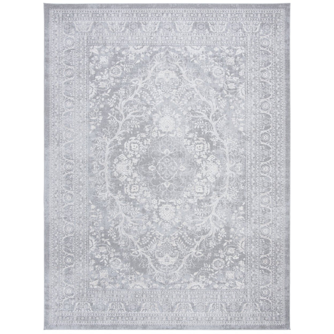 SAFAVIEH Reflection RFT668G Light Grey / Cream Rug Image 1