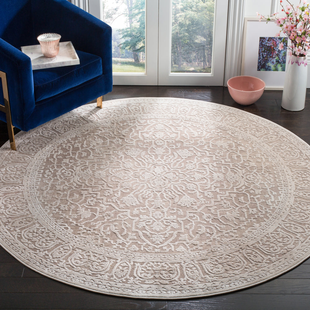 SAFAVIEH Reflection Collection RFT670A Beige / Cream Rug Image 2