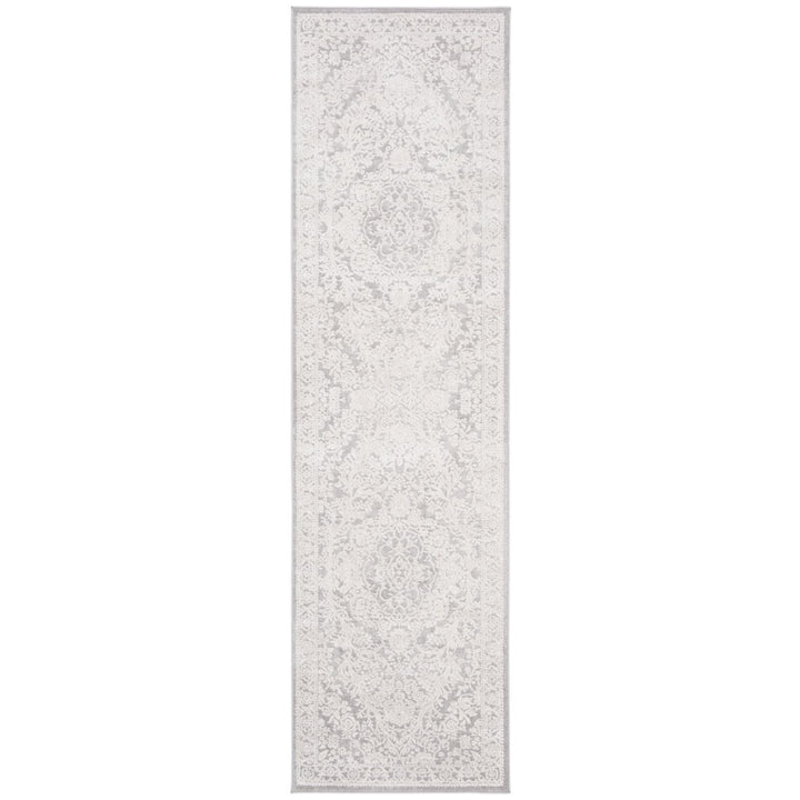 SAFAVIEH Reflection RFT668G Light Grey / Cream Rug Image 1