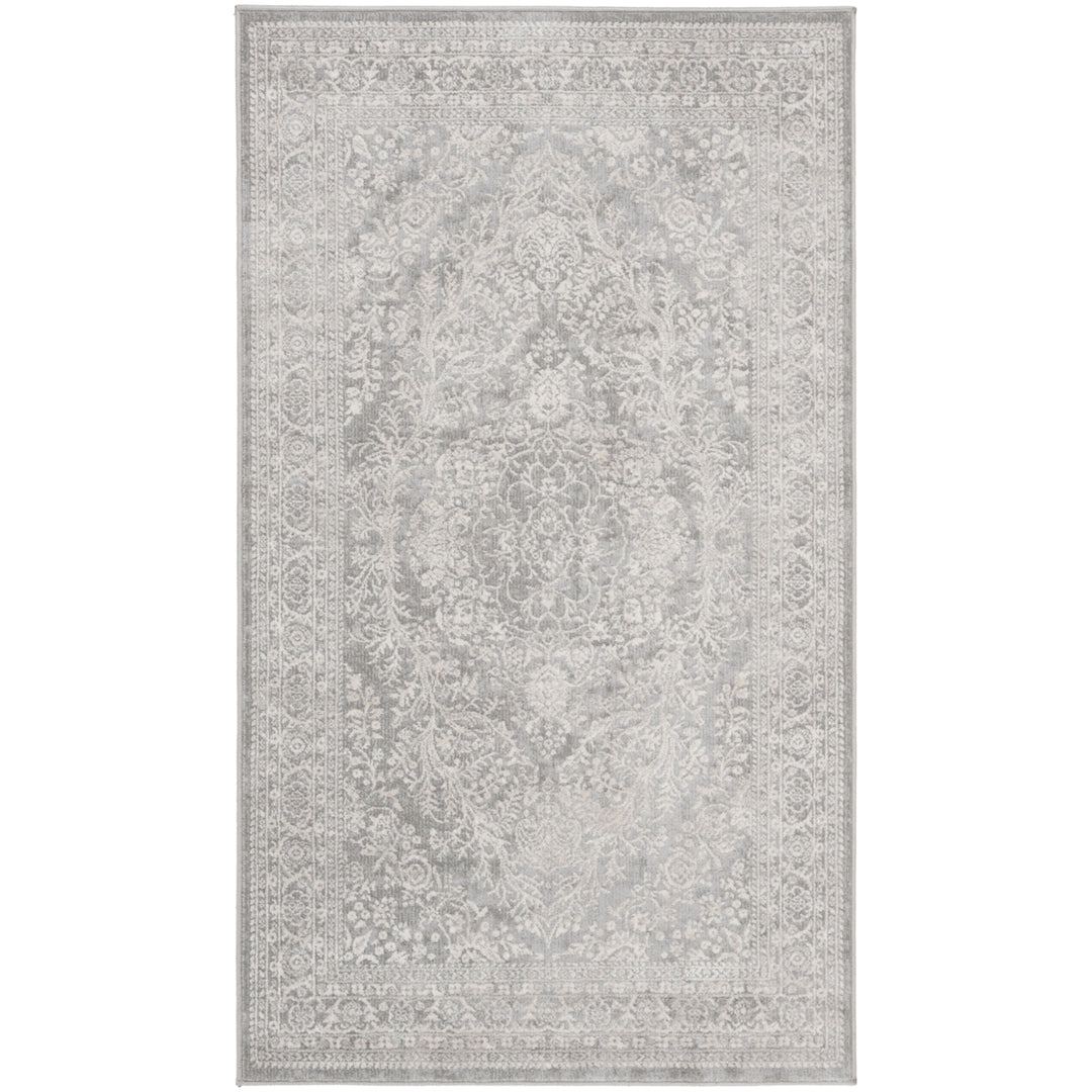 SAFAVIEH Reflection RFT668G Light Grey / Cream Rug Image 4