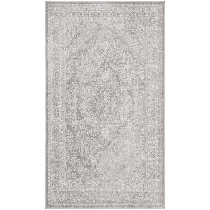 SAFAVIEH Reflection RFT668G Light Grey / Cream Rug Image 1