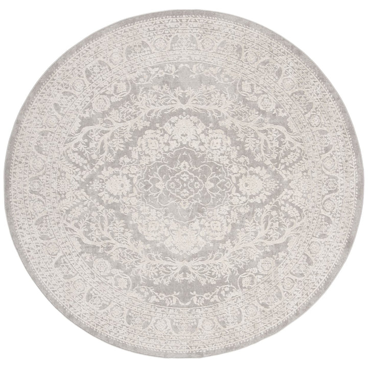 SAFAVIEH Reflection RFT668G Light Grey / Cream Rug Image 5