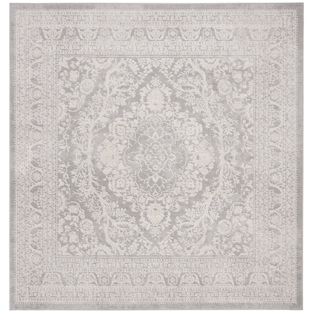 SAFAVIEH Reflection RFT668G Light Grey / Cream Rug Image 6