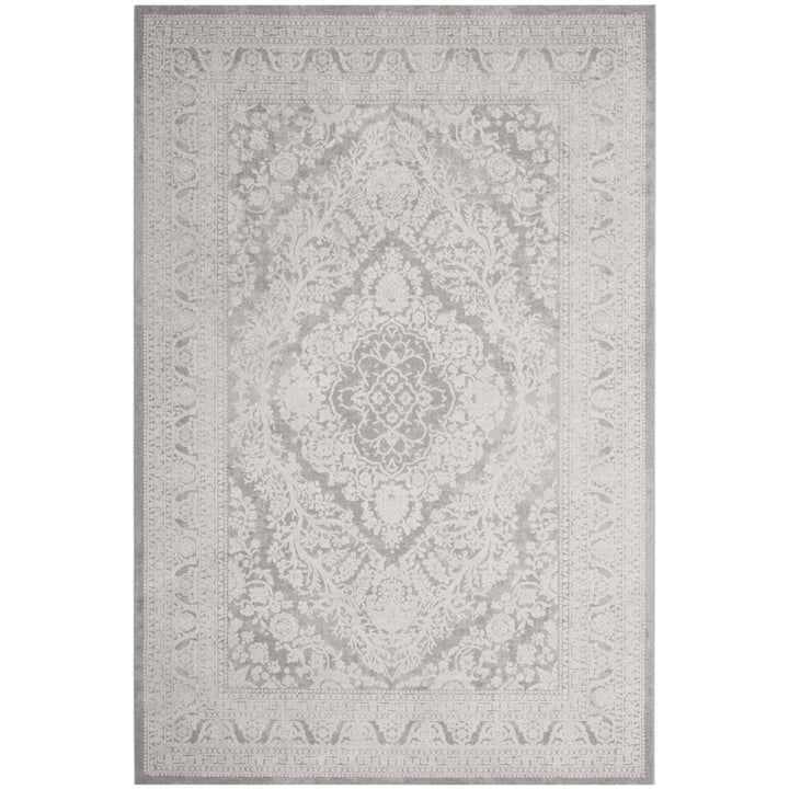 SAFAVIEH Reflection RFT668G Light Grey / Cream Rug Image 7