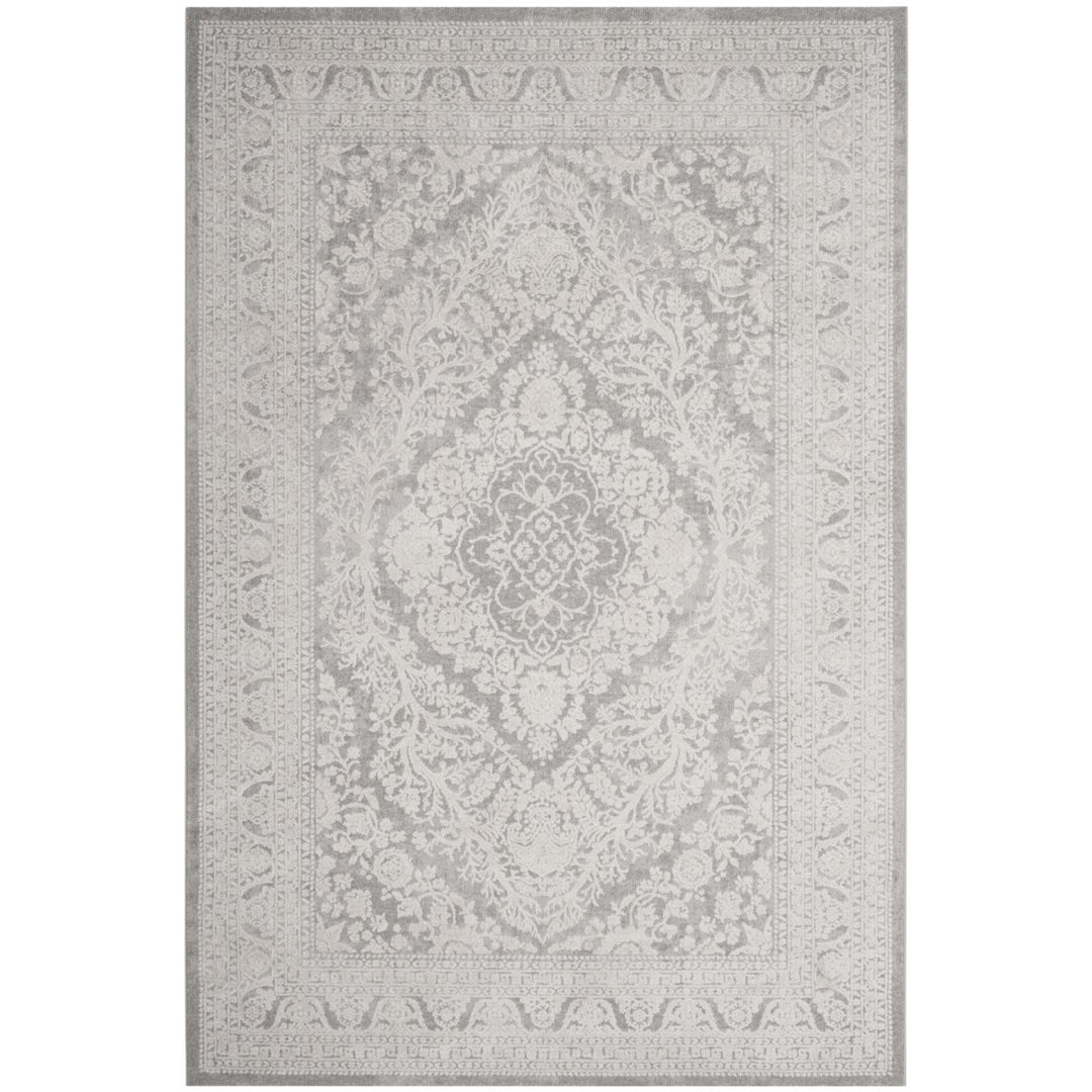 SAFAVIEH Reflection RFT668G Light Grey / Cream Rug Image 1