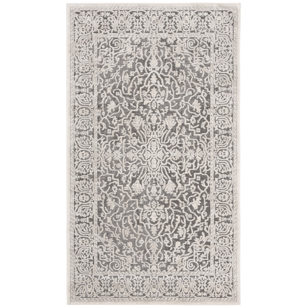 SAFAVIEH Reflection RFT670B Dark Grey / Cream Rug Image 2