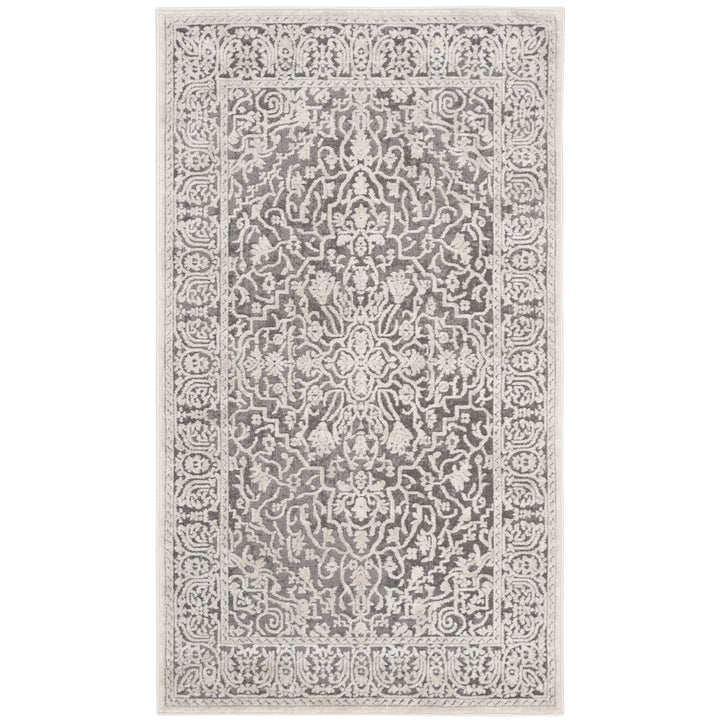 SAFAVIEH Reflection RFT670B Dark Grey / Cream Rug Image 2