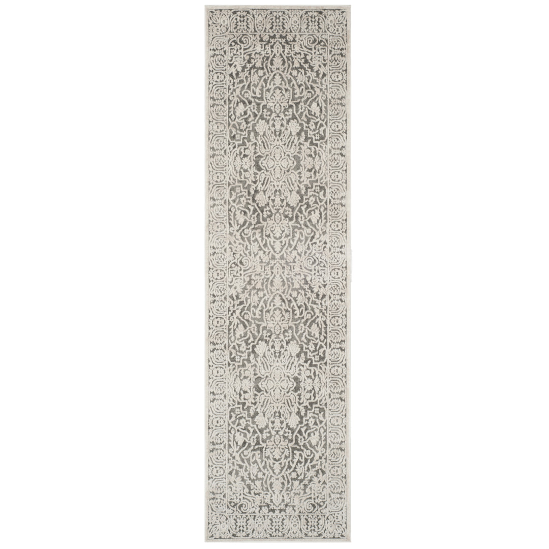 SAFAVIEH Reflection RFT670B Dark Grey / Cream Rug Image 3