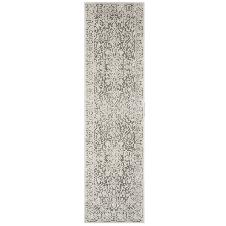 SAFAVIEH Reflection RFT670B Dark Grey / Cream Rug Image 1