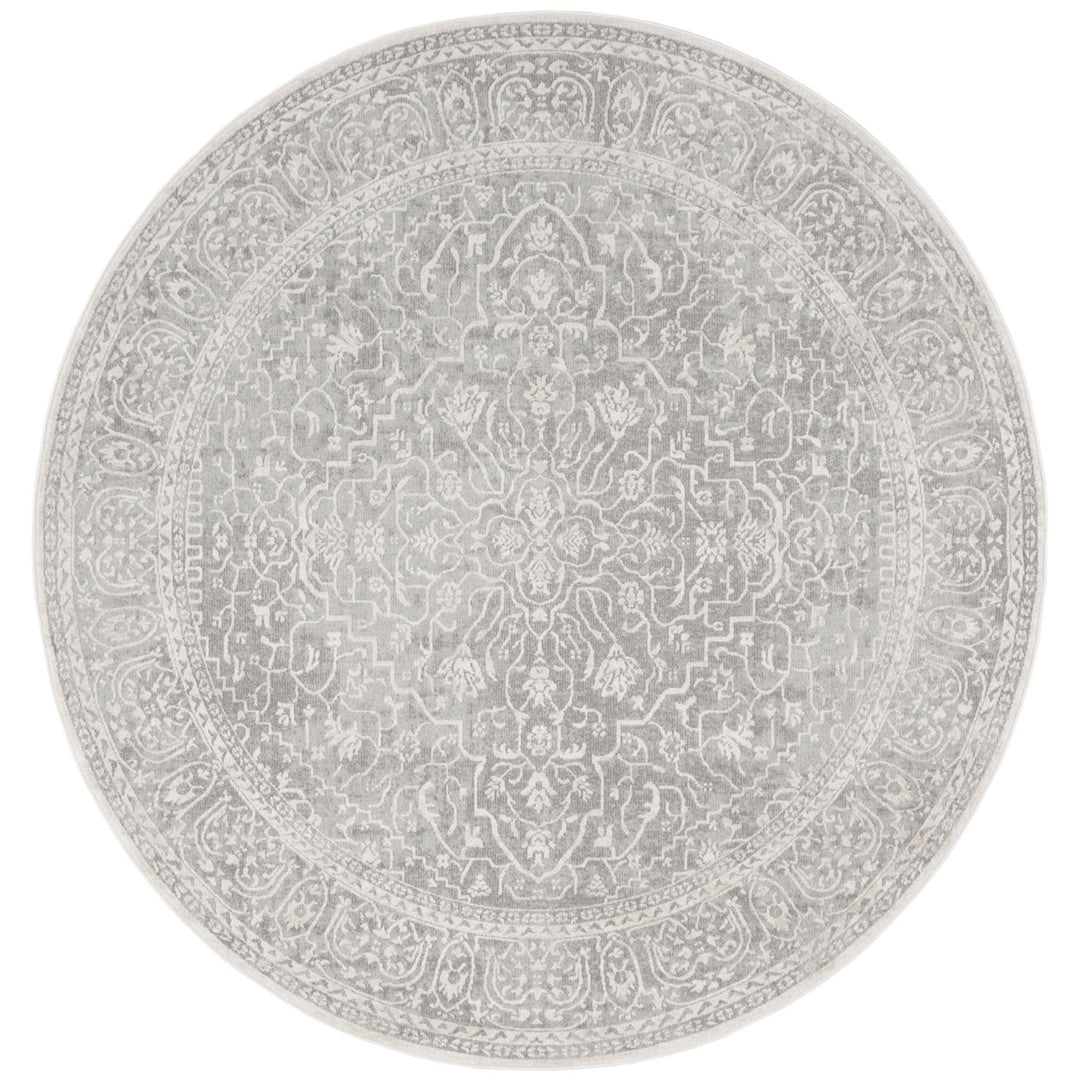 SAFAVIEH Reflection RFT670C Light Grey / Cream Rug Image 1