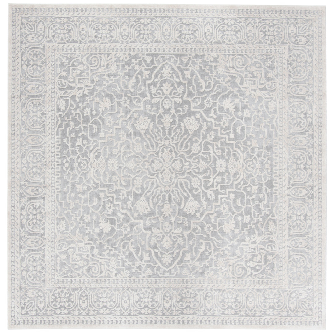 SAFAVIEH Reflection RFT670C Light Grey / Cream Rug Image 6