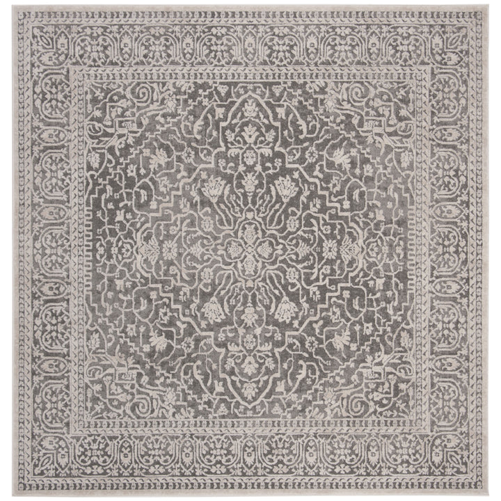 SAFAVIEH Reflection RFT670B Dark Grey / Cream Rug Image 7