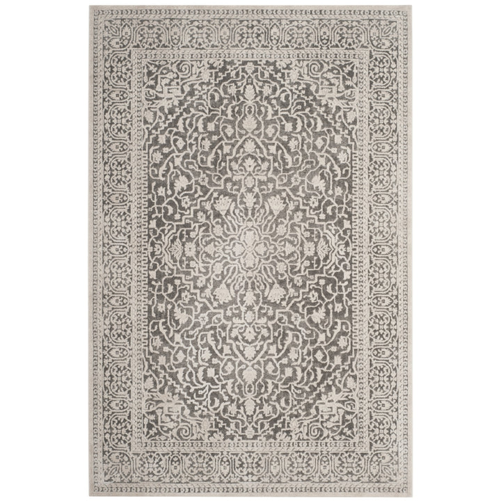 SAFAVIEH Reflection RFT670B Dark Grey / Cream Rug Image 8