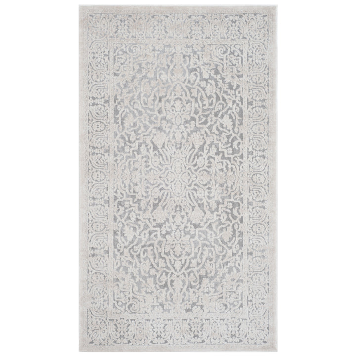 SAFAVIEH Reflection RFT670C Light Grey / Cream Rug Image 10