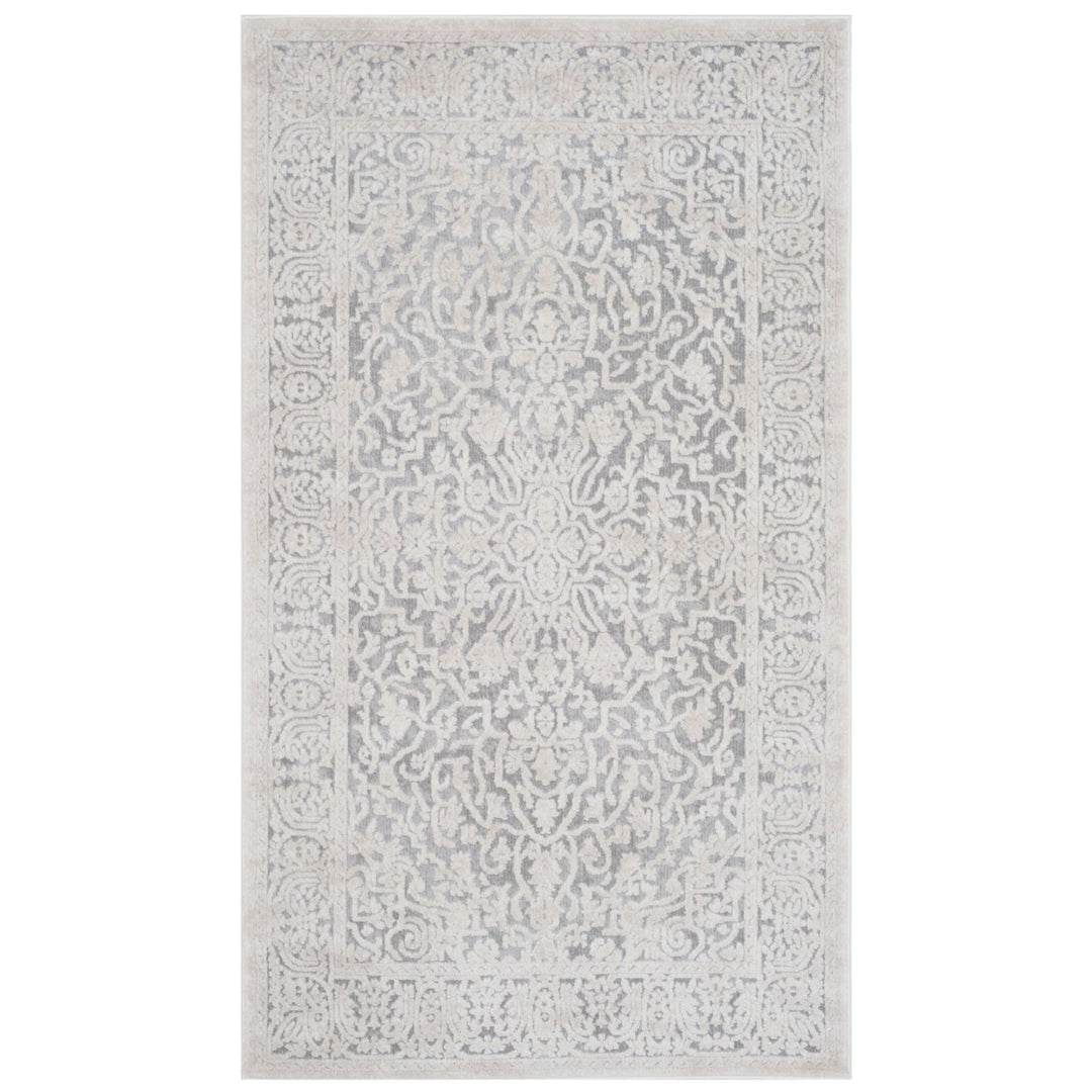 SAFAVIEH Reflection RFT670C Light Grey / Cream Rug Image 1